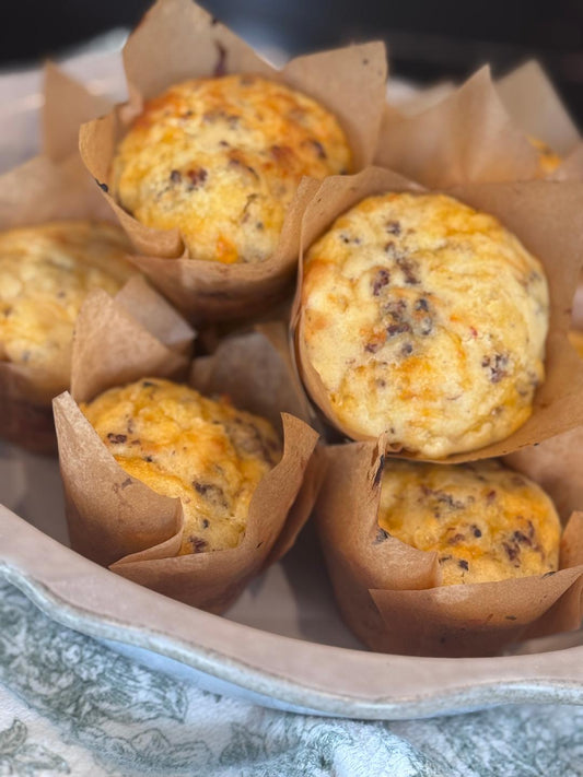 Sausage & Cheddar Breakfast Muffins
